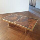 Table basse vintage années 70 Lancel bar
