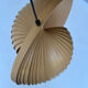 Spherical suspension, wooden slats, 1970