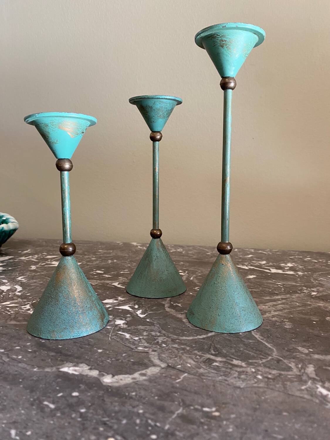 Memphis design candle holder