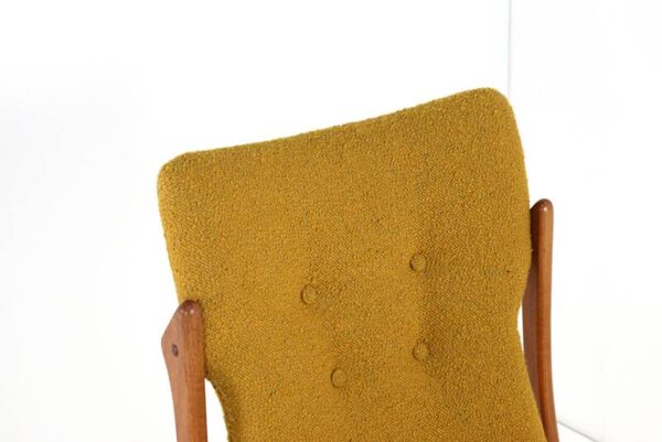 Ensemble de 6 chaises de salle à manger Vamdrup 'Nyhavn' - nouvelle tapisserie restaurée