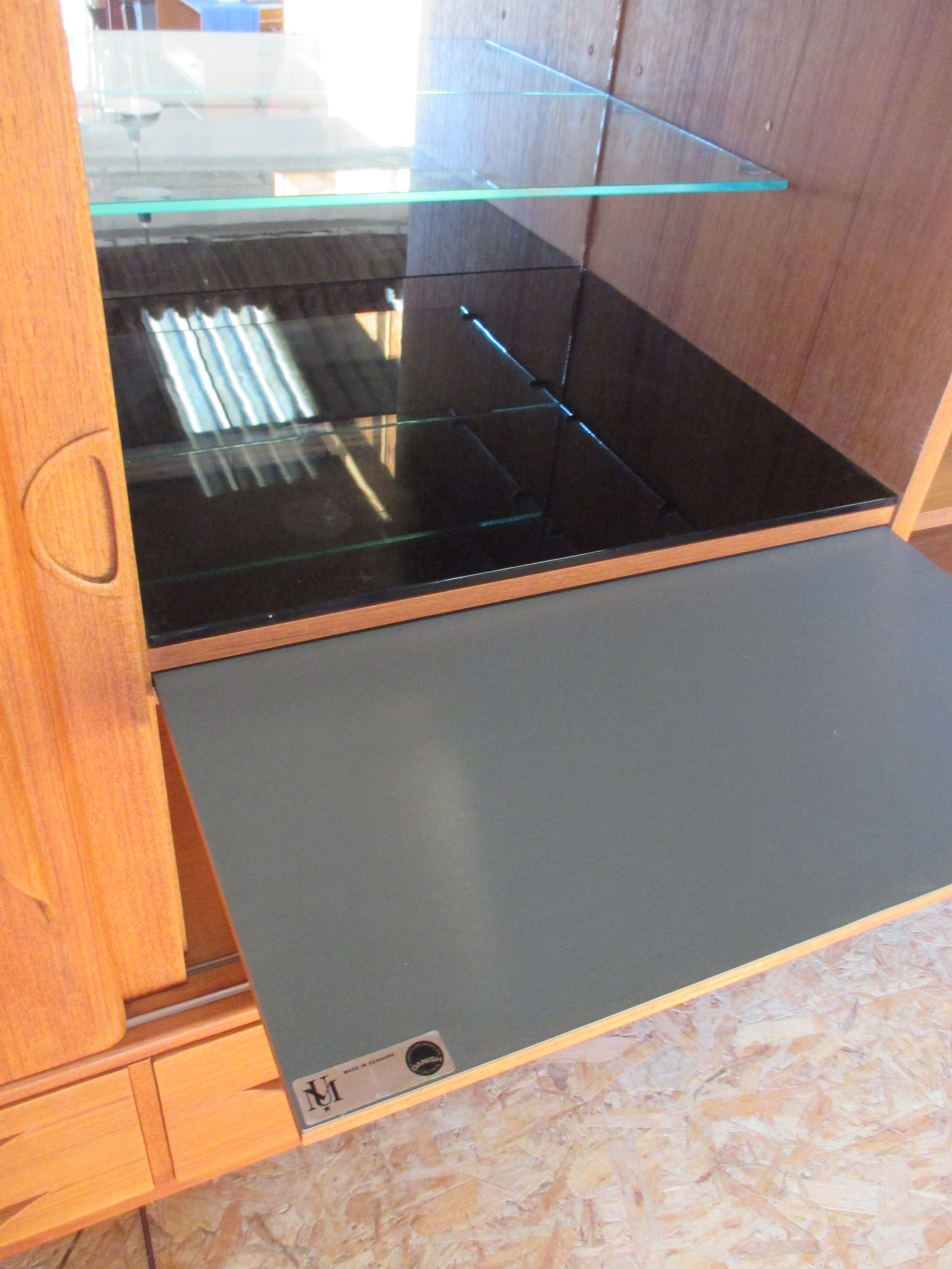 Enfilade haute danoise en teck de Johannes Andersen