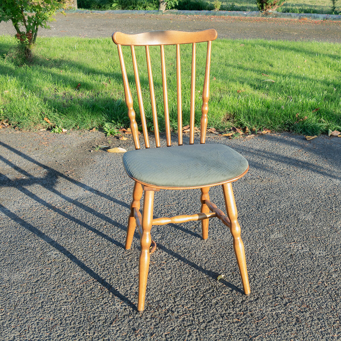 6 baumann chairs in corduroy