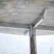 Vintage oval marble table produced by Roche Bobois