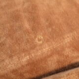 70s modular sofa, light brown velvet