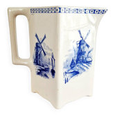 Pichet ancien en faïence fine Villeroy et Boch XIX ème siècle