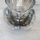 Guy Degrenne 18/10 stainless steel sauceboat, Régence collection