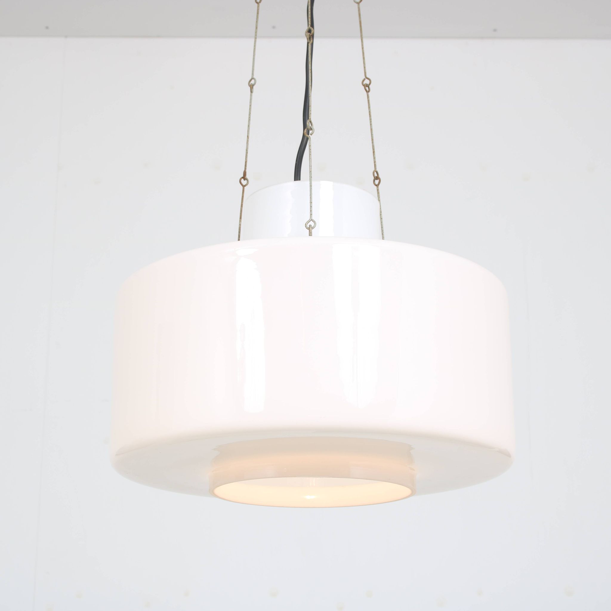 1970s Hanging lamp by Herbert Proft for Glashütte Limburg, Germany