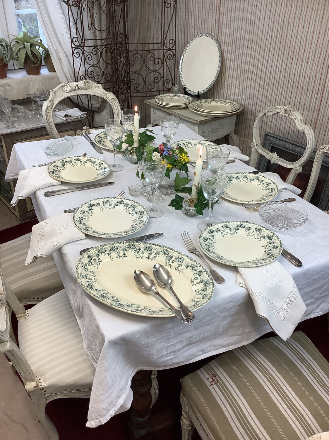 Old dish Terre de fer made in france Choisy le Roi