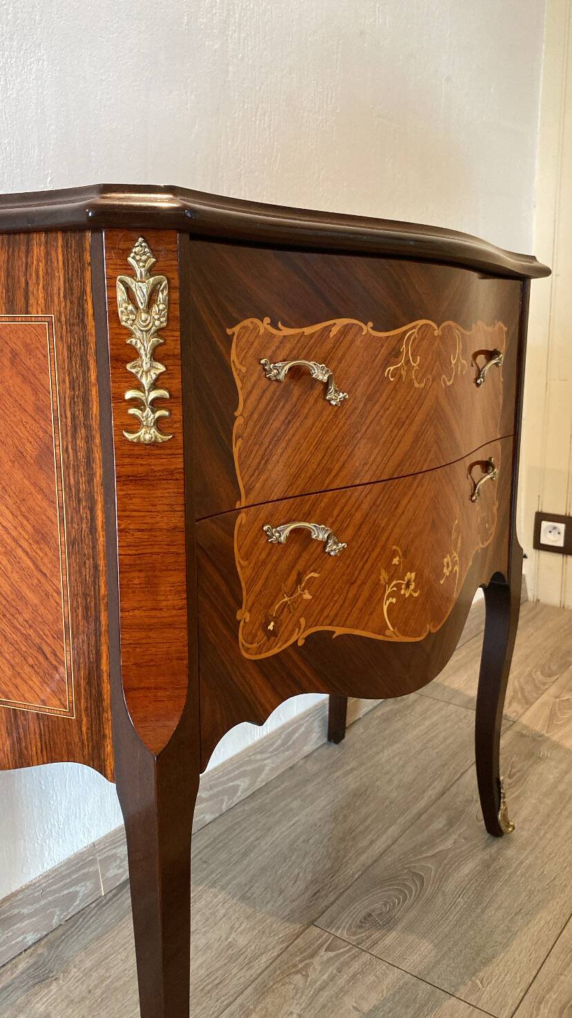 Petite Commode En Marqueterie Début XX siècle