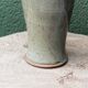 Glazed stoneware vase, signed, oxblood