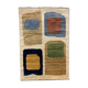 Afghan Chobi Art Deco Rug 190x130 cm Blue, Beige, Gold, Medium