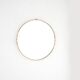 Vintage brass mirror, Italy, 1960s.