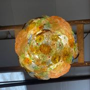 Murano glass ceiling light chandelier Barovier & Toso Flowers