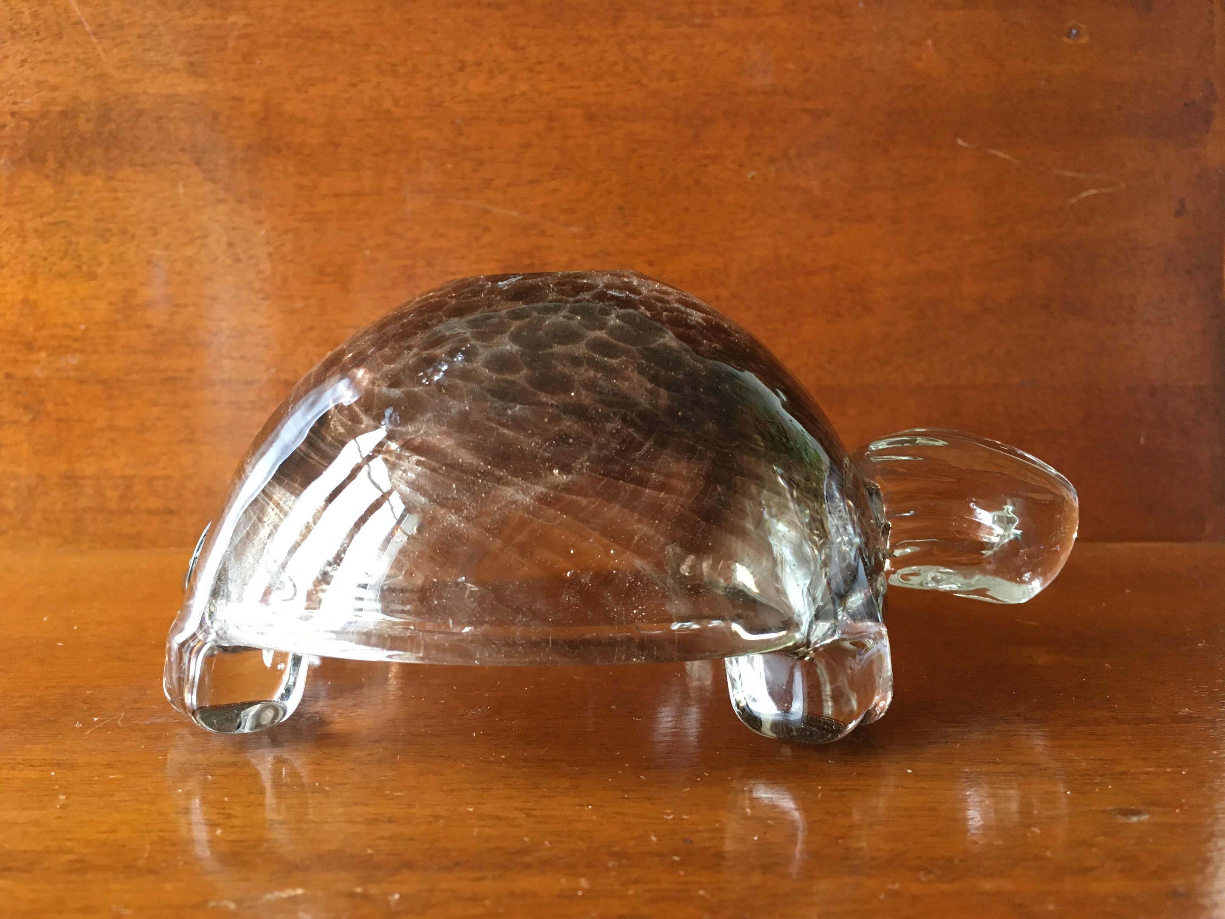 Turtle glass ashtray