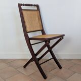 Set of 5 caned chairs