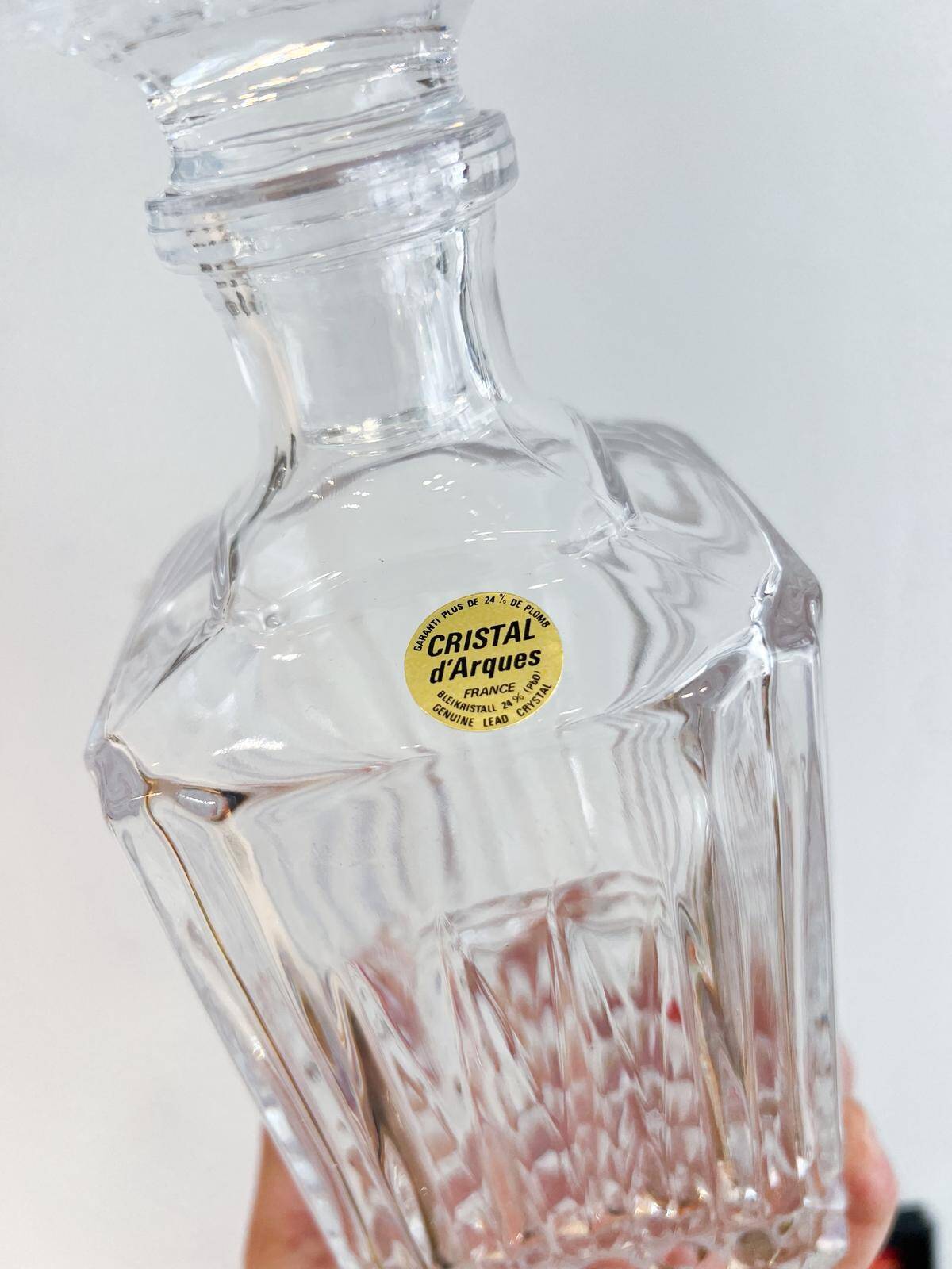 Crystal carafe - Cristal d’Arques