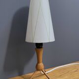 wood smalll table lamp 1960s