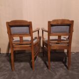 Paire d'anciens fauteuils Arts and Crafts