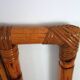 Bamboo and cane headboard from the 1970s.