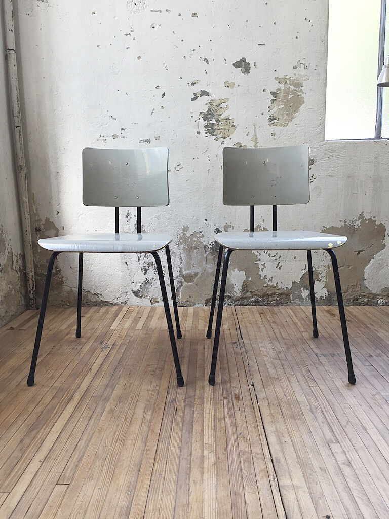 Pair of chairs by Willy Van Der Meeren