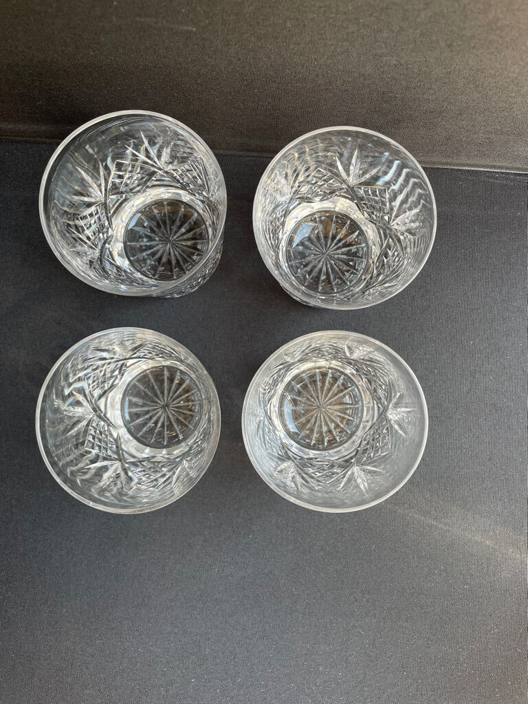 Whiskey glasses - hand-cut crystal