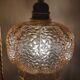 Amber glass lamp