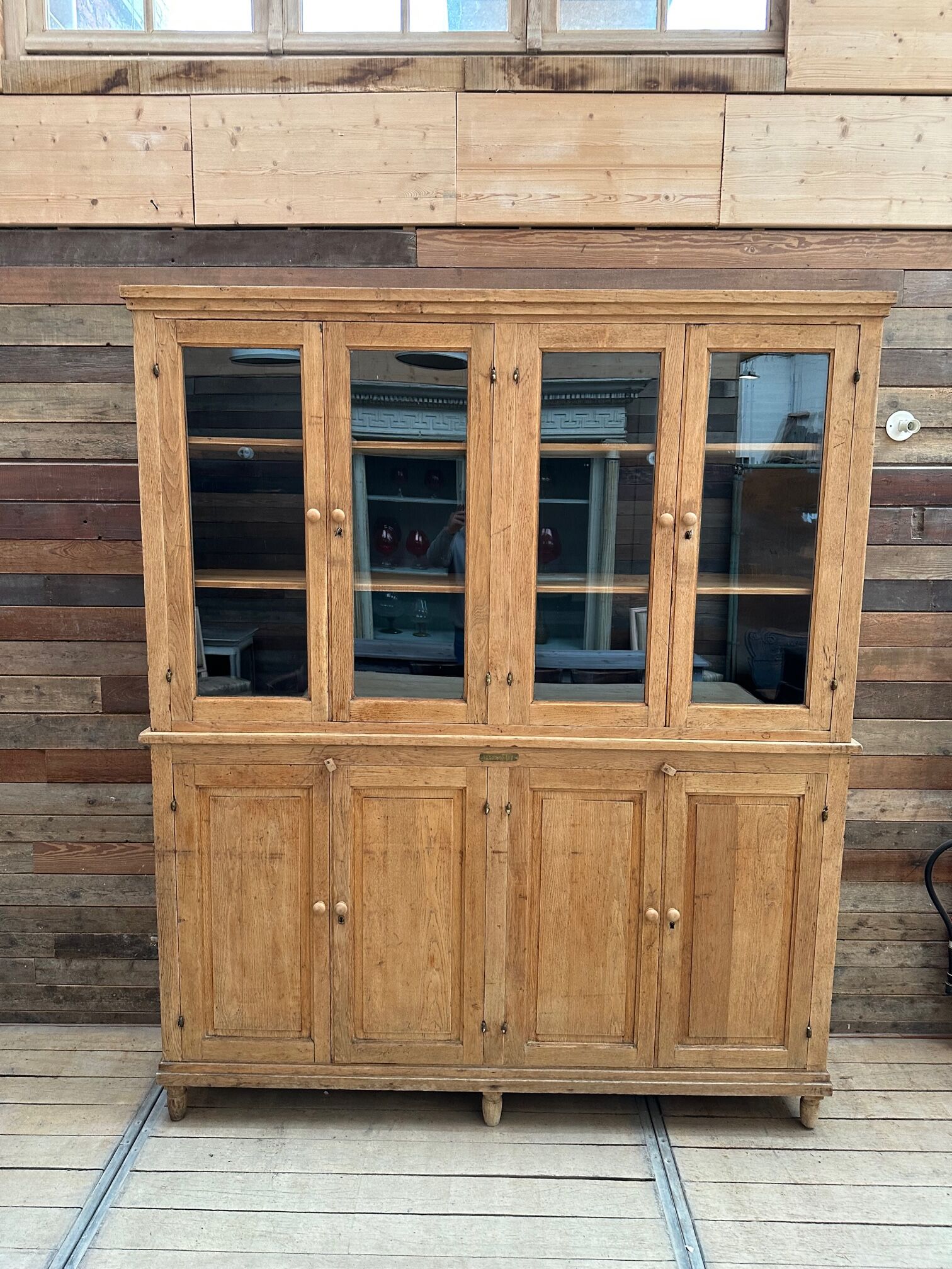 Xxth century oak bookcase