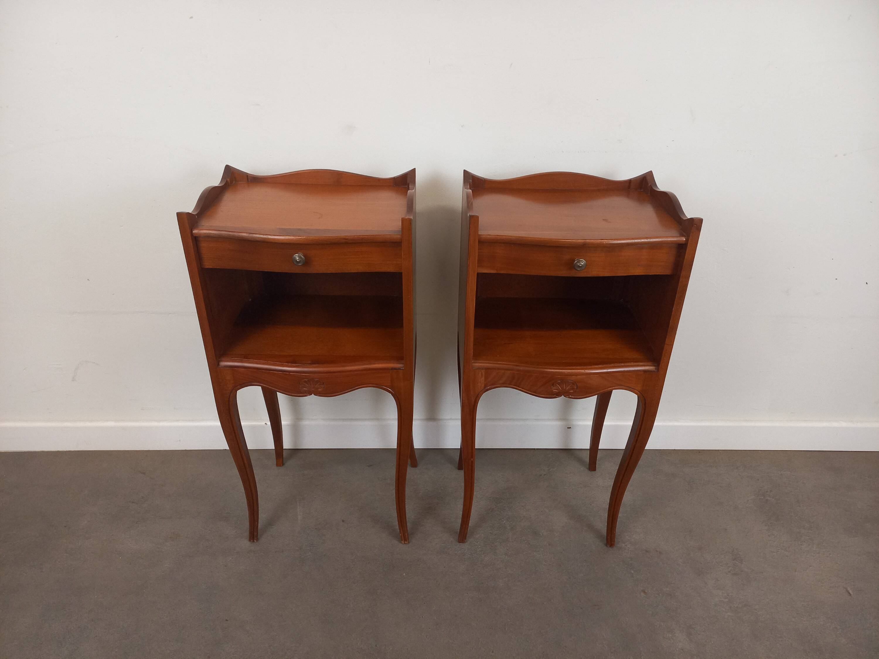 Pair of Louis XV style bedside tables