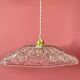 Vintage molded glass lampshade pendant lamp