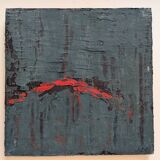 Abstract landscape painting by Anneke Zelmar Valcke