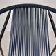 Mid-century plastic thread outdoor club chair
