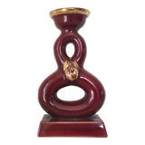 Candlestick ceramic art of bordeaux 1930