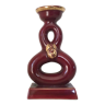 Candlestick ceramic art of bordeaux 1930