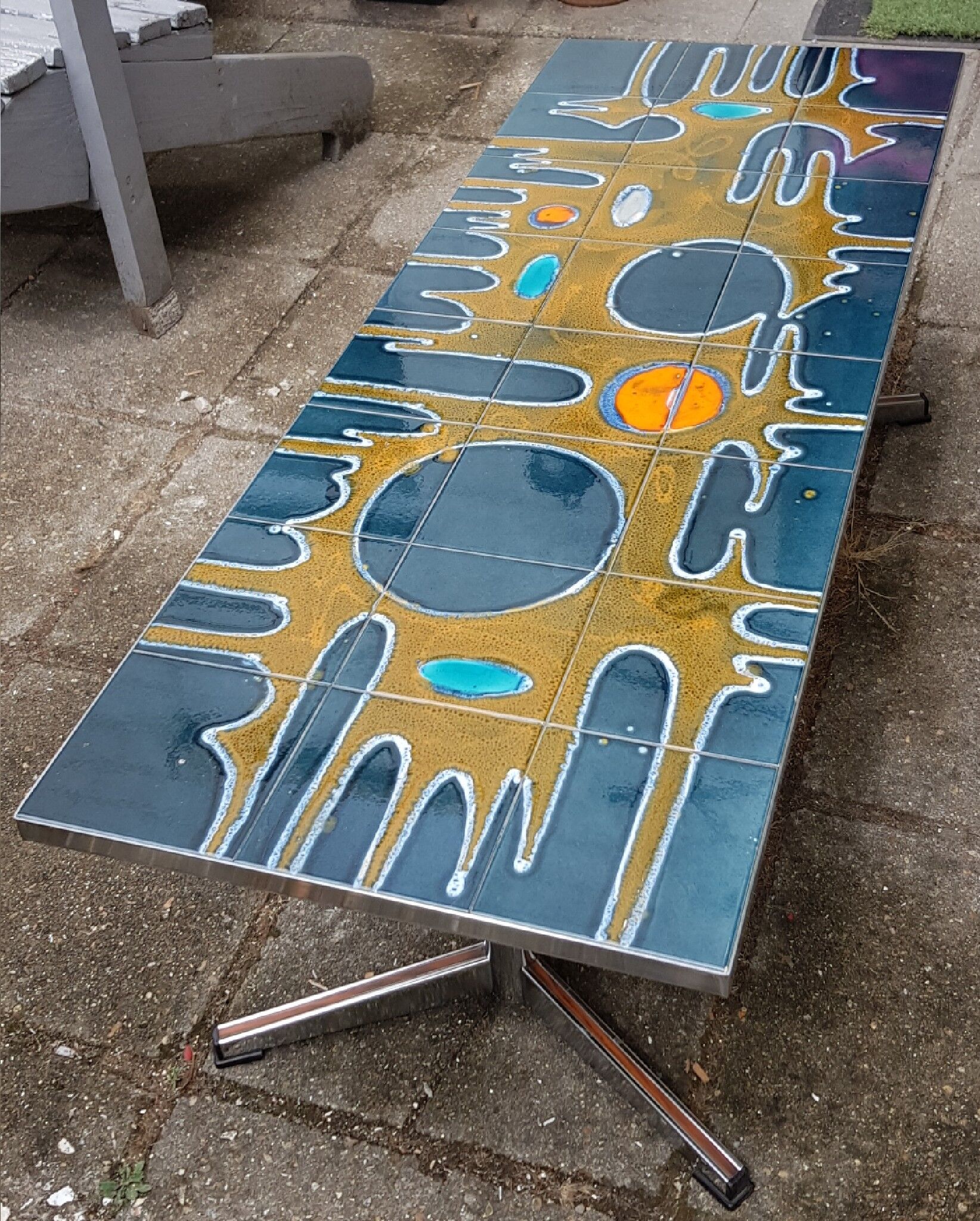 Ceramic coffee table 1970