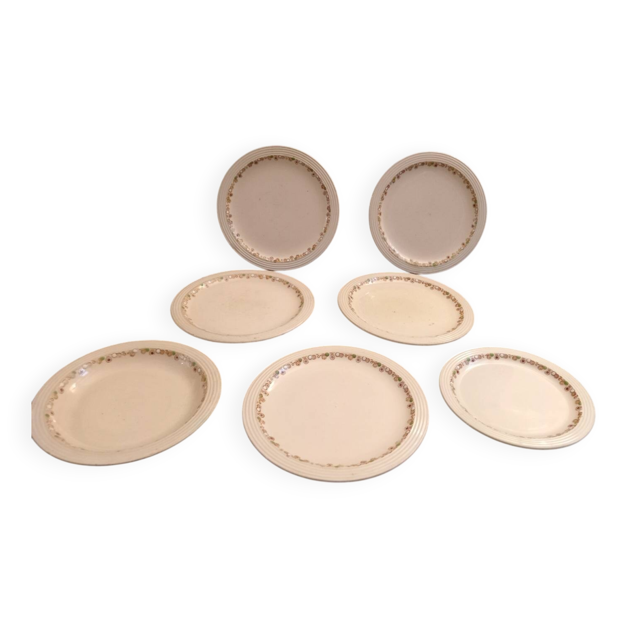 Set of Longwy Betty plates