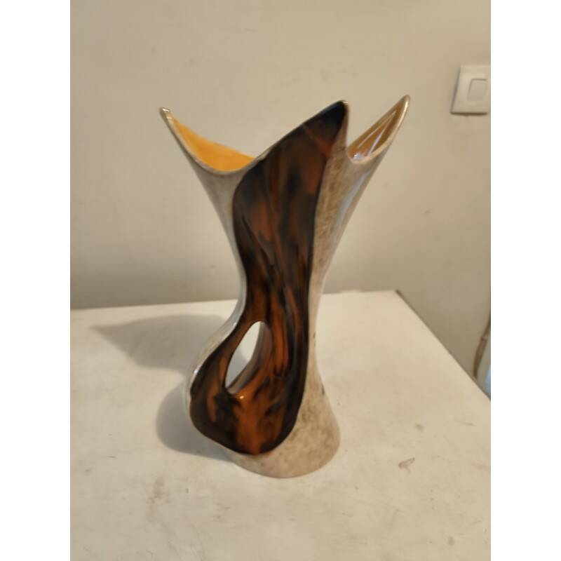 Vintage earthenware vase: Tess