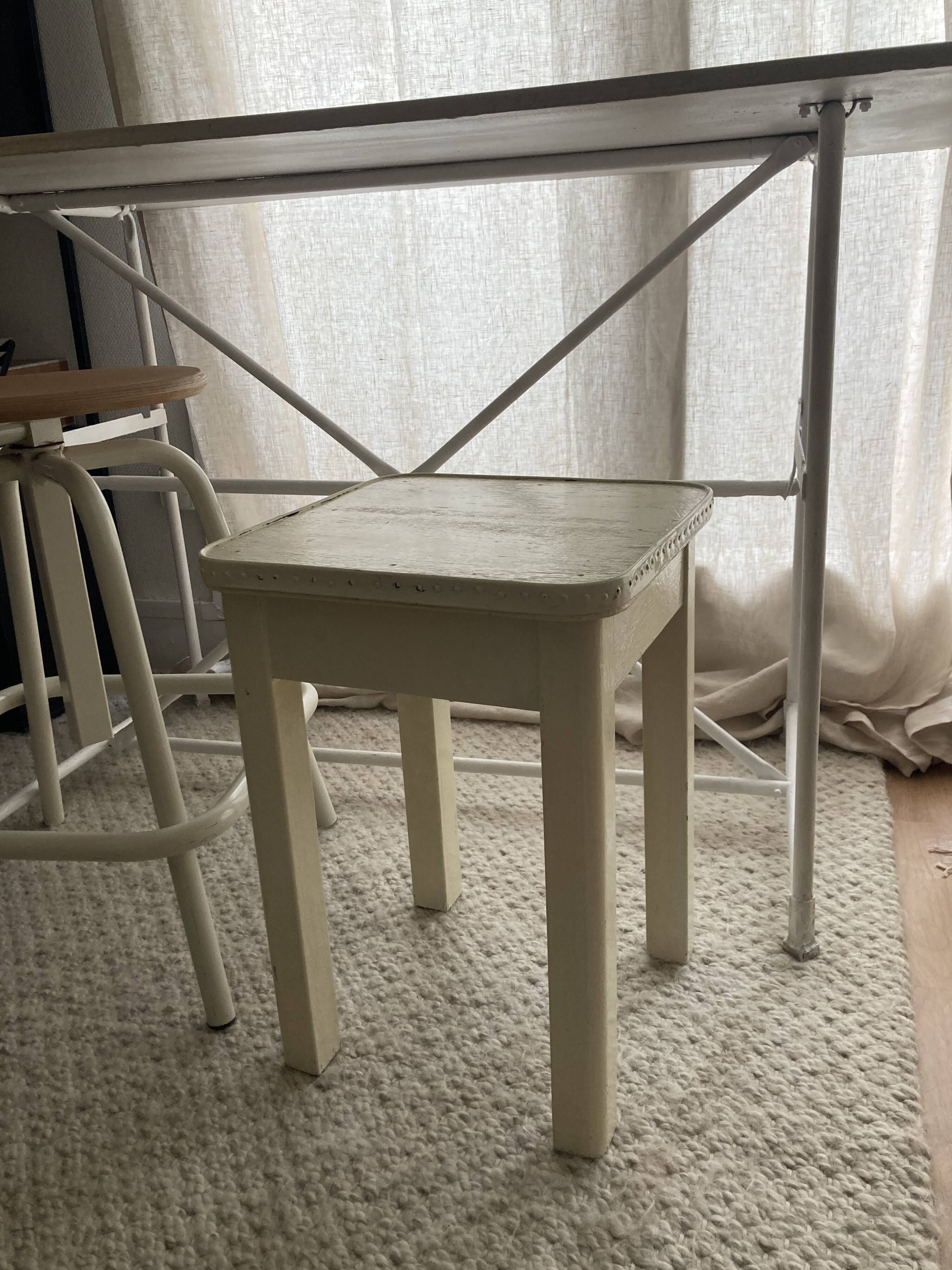 Vintage workshop stool