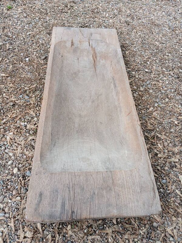 Bac / abreuvoir en bois ancien