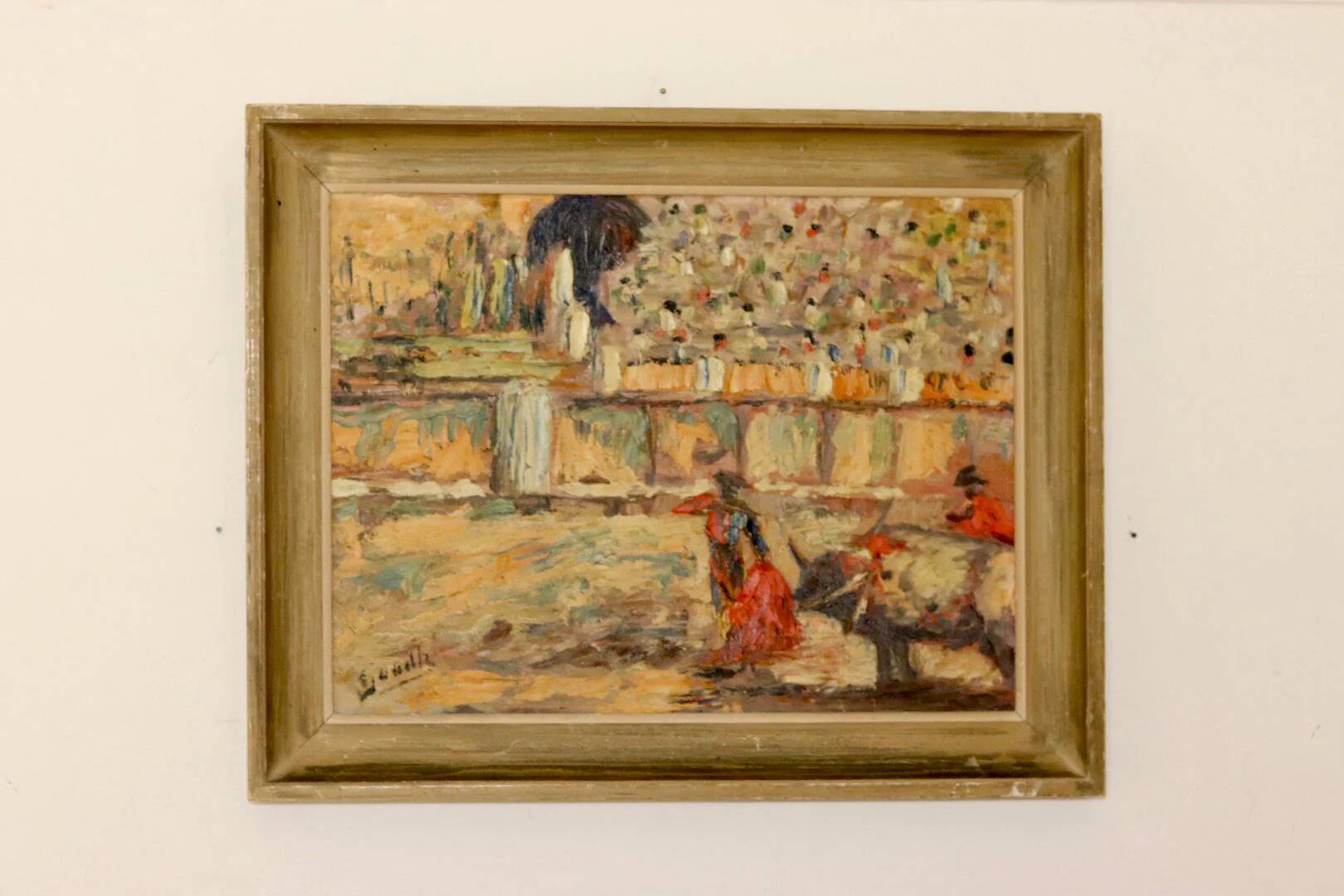 Oil painting on Swedish panel "Matador"