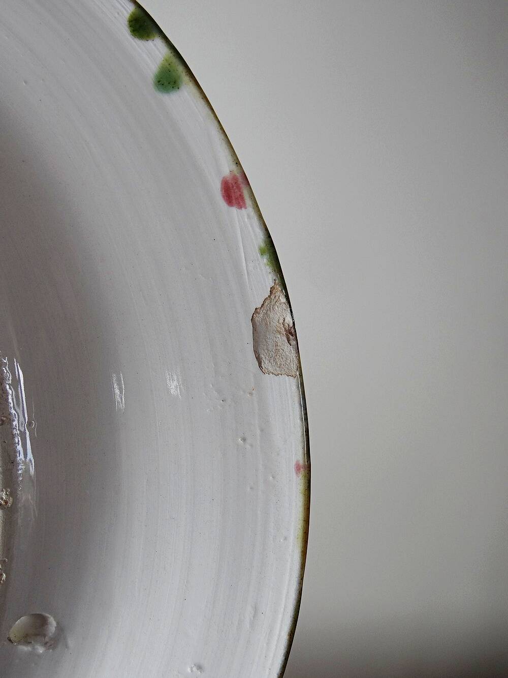 Vintage trompe-l'œil crab barbotine plate Caldas da Rainha Portugal