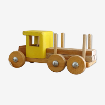 Vintage wooden transport truck