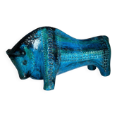 Sculptural bull by Aldo Londi for Bitossi Ceramiche, Italy 1960