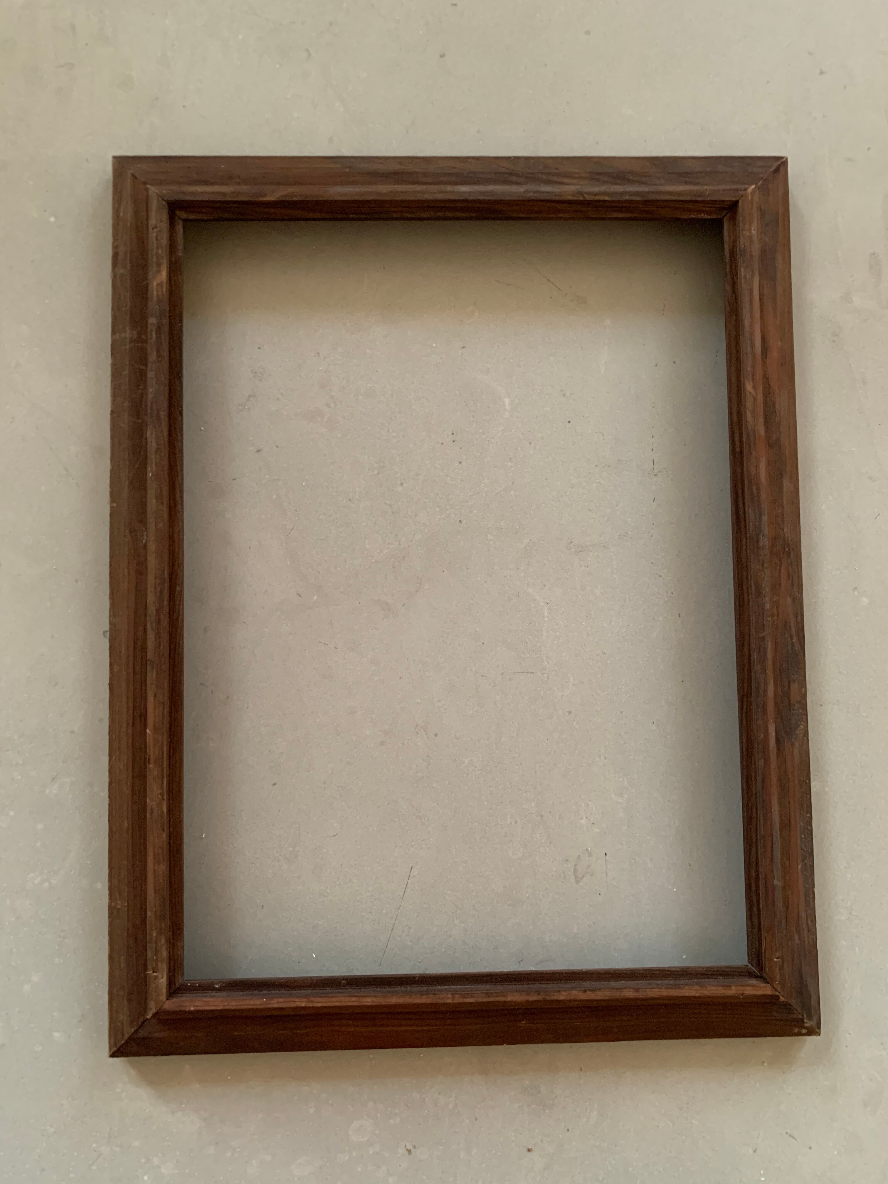 Old wooden frame 45x35cm