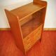 Bibliothèque commode vitrée vintage
