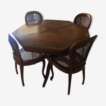 Dining table with chairs