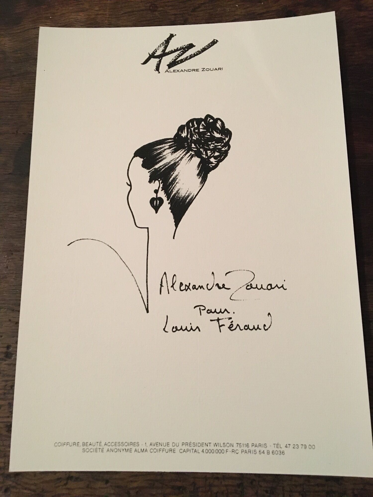 Press fashion illustration Alexandre de Paris