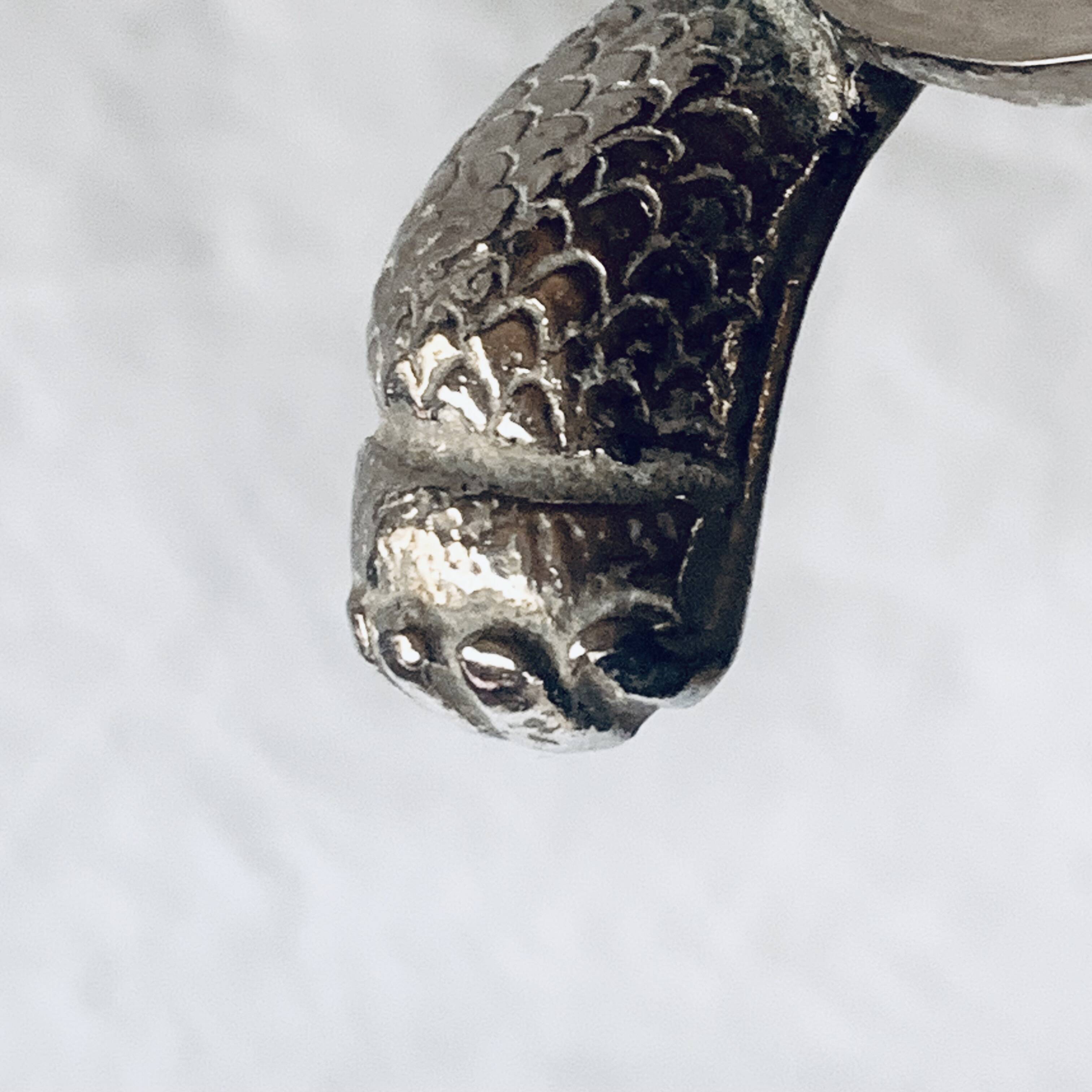 Vintage silver metal turtle trivet