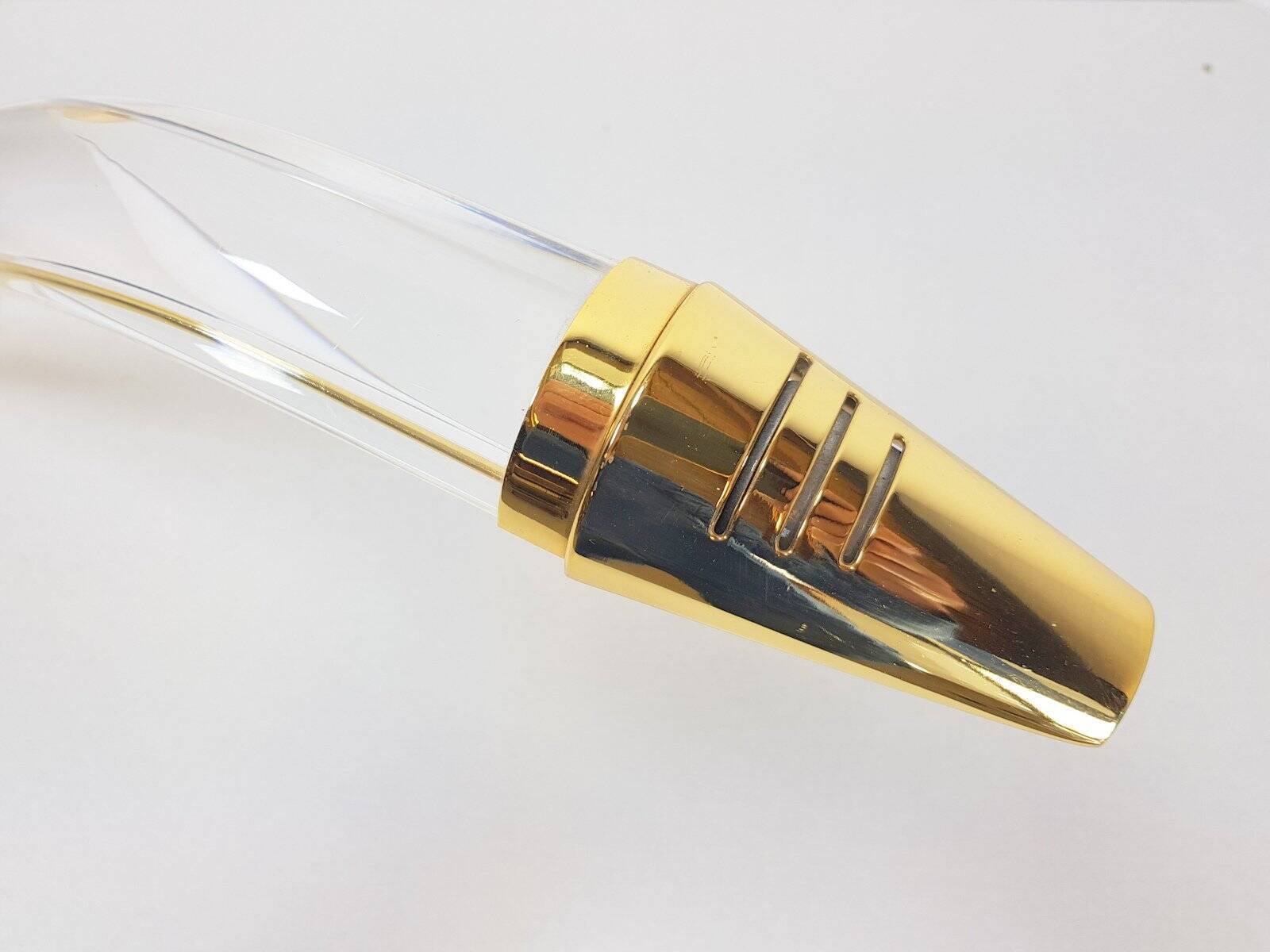 Vintage Cobra Desk Lamp in Brass and Acrylic from Grupo Mci, 1970