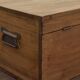Walnut travel chest
