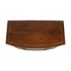 Grande commode antique anglaise bow front 1860 placage d'acajou 106cm